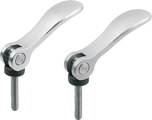 Exzenterhebel Edelstahl mit Außengewinde, Kunst...