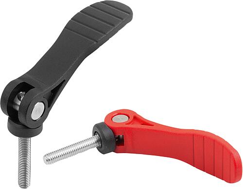 Exzenterhebel Kunststoff einstellbar mit Außeng...