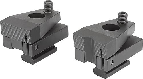 Niederzugspanner Stahl, für T-Nuten