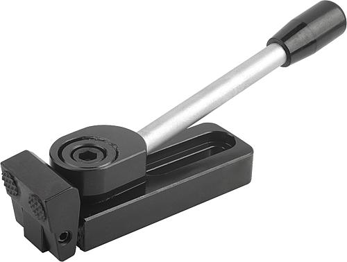 Niederzugspanner Stahl mit Spannhebel und Langl...