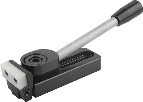 Niederzugspanner Stahl mit Spannhebel und Langl...