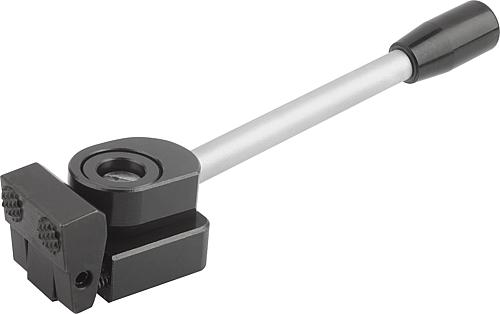 Niederzugspanner Stahl mit Spannhebel und Zentr...