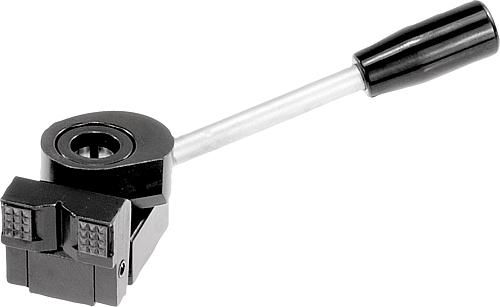 Niederzugspanner Stahl mit Spannhebel und Zentr...