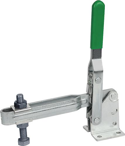 Schnellspanner vertikal mit waagrechtem Fuß, g...