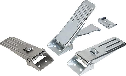 Spannverschlüsse Stahl oder Edelstahl mit Blech...