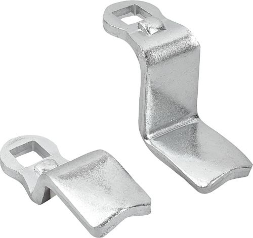 Zunge für Drehriegel Edelstahl