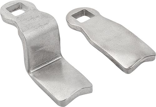 Zungen für Drehriegel ohne Anschlag Stahl