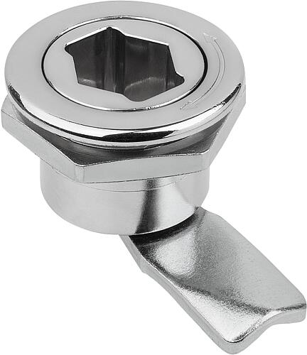 Drehriegel Zink für Feuerwehrwesen, DIN 14925