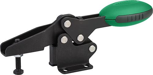 Schnellspanner horizontal mit waagrechtem Fuß ...