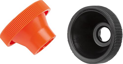 Rändelknöpfe für Schrauben mit Außensechskant, ...