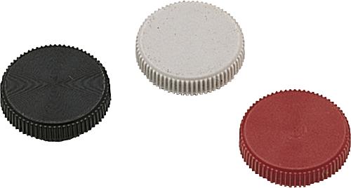 Rändelknöpfe für Schrauben mit Innensechskant