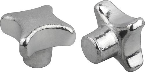 Kreuzgriffe ähnlich DIN 6335 aus Aluminium, For...