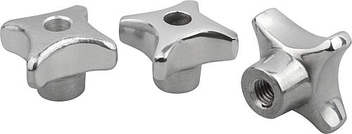 Kreuzgriffe ähnlich DIN 6335 aus Aluminium, For...