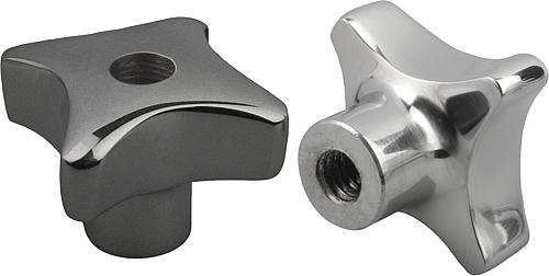 Kreuzgriffe ähnlich DIN 6335 Edelstahl, Form D,...