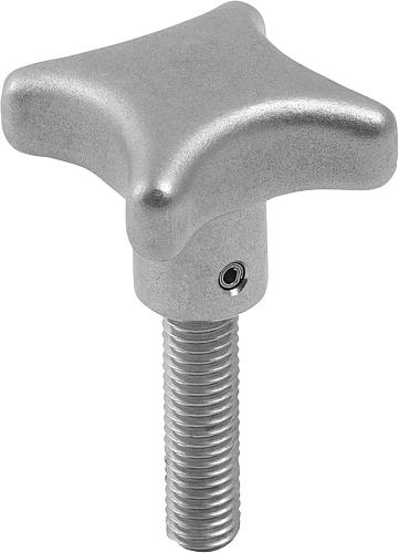 Kreuzgriffe ähnlich DIN 6335 Edelstahl, Form L,...