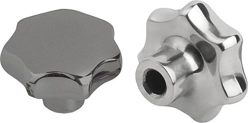 Sterngriffe ähnlich DIN 6336 Edelstahl, Form C,...