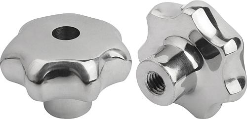 Sterngriffe ähnlich DIN 6336 Edelstahl, Form D,...