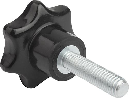 Sterngriffe ähnlich DIN 6336 Stahlteile Edelsta...