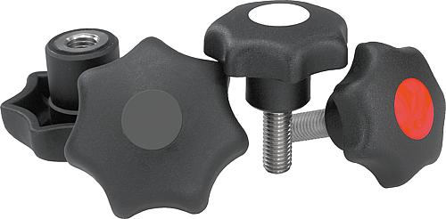 Sterngriffe ähnlich DIN 6336 Stahlteile Edelsta...