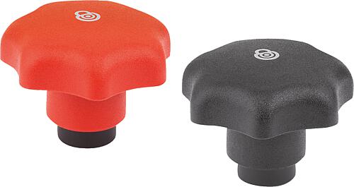 Sterngriffe Kunststoff mit Sicherheitsfunktion,...