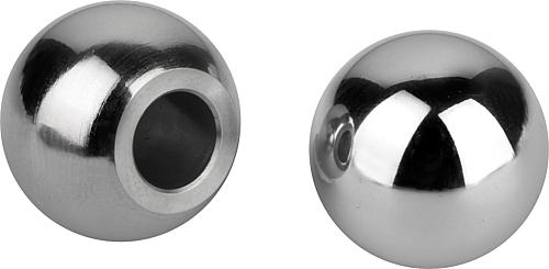 Kugelknöpfe Edelstahl oder Aluminium DIN 319, F...