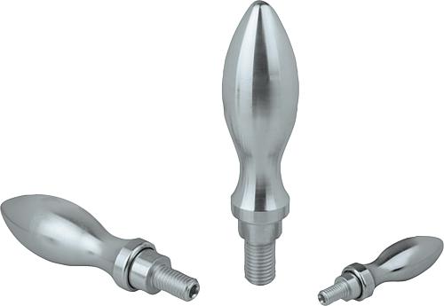 Ballengriffe drehbar ähnlich DIN 98 Form E, au...