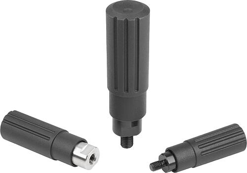 Zylindergriffe Kunststoff drehbar