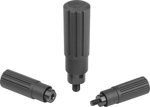 Zylindergriffe Kunststoff drehbar - inch