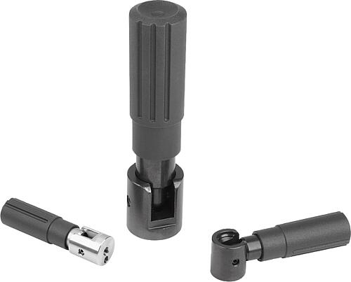 Zylindergriffe Kunststoff umlegbar