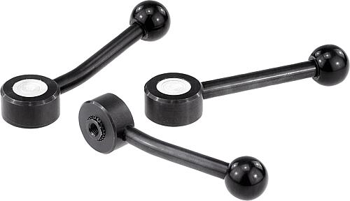 Spannhebel flach mit Innengewinde - inch