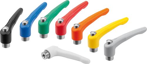 Klemmhebel Zinkdruckguss mit Innengewinde und S...