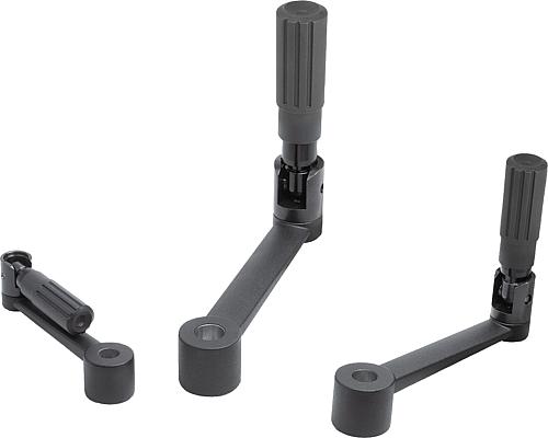 Handkurbeln Aluminium mit Sicherheits-Zylinder...