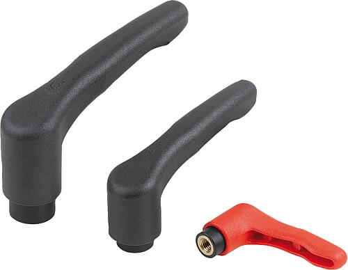 Klemmhebel ECO Kunststoff mit Innengewinde, Gew...