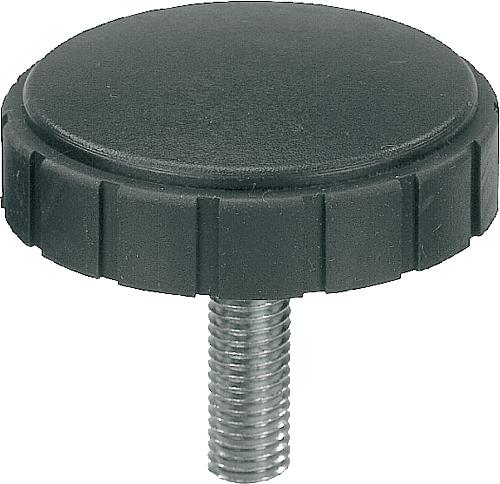 Rändelschrauben mit Außengewinde