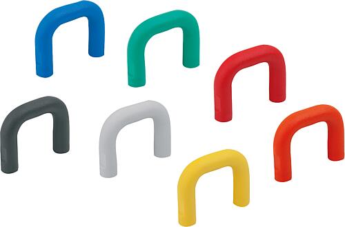 Fingergriffe Kunststoff rund, Form B, ohne Bund