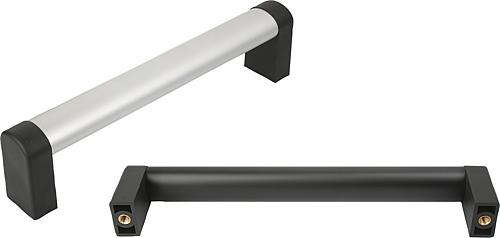 Rohrgriffe Aluminium mit Kunststoff-Griffschenkel