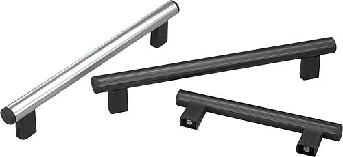 Rohrgriffe Aluminium mit Kunststoff-Rohrhalter