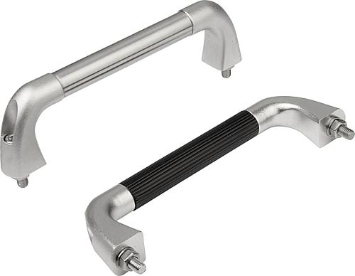 Rohrgriffe Edelstahl mit Feinguss-Griffschenkel...