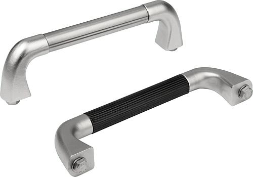 Rohrgriffe Edelstahl mit Feinguss-Griffschenkel...