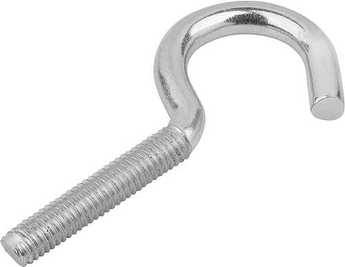 Schraubhaken Typ 11E und Typ 4E Stahl, Form A