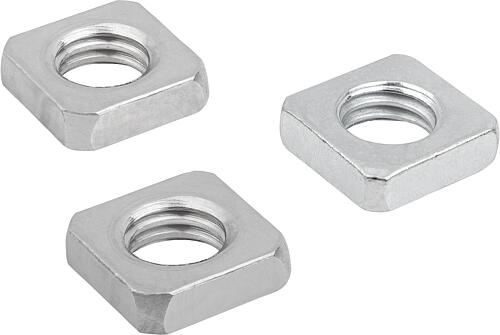 Vierkantmuttern niedrige Form DIN 562