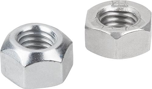 Sechskantmuttern mit Klemmteil DIN 980 erweitert