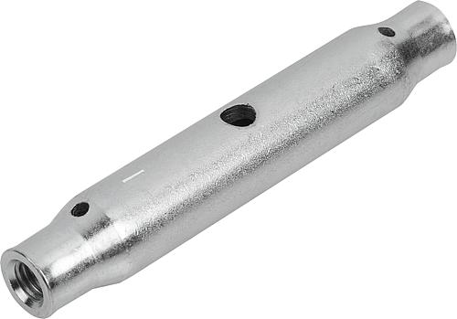 Spannschlossmuttern aus Stahlrohr, geschlossen...