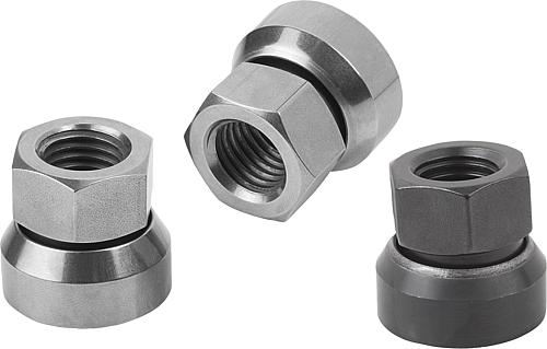 Sechskantmuttern mit Kugelpfanne
