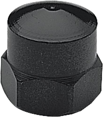 Hutmuttern ähnlich DIN 1587