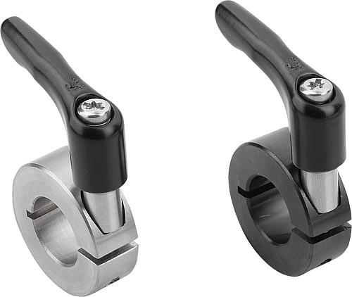 Klemmringe geschlitzt mit Klemmhebel