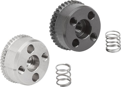 Rastelemente, Form G mit Aussenverzahnung