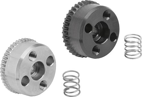 Rastelemente, Form H mit Aussenverzahnung