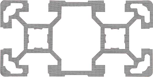 Aluminiumprofile 40x80 leicht Typ B