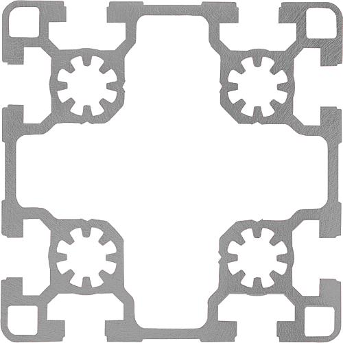 Aluminiumprofile 90x90 leicht Typ B